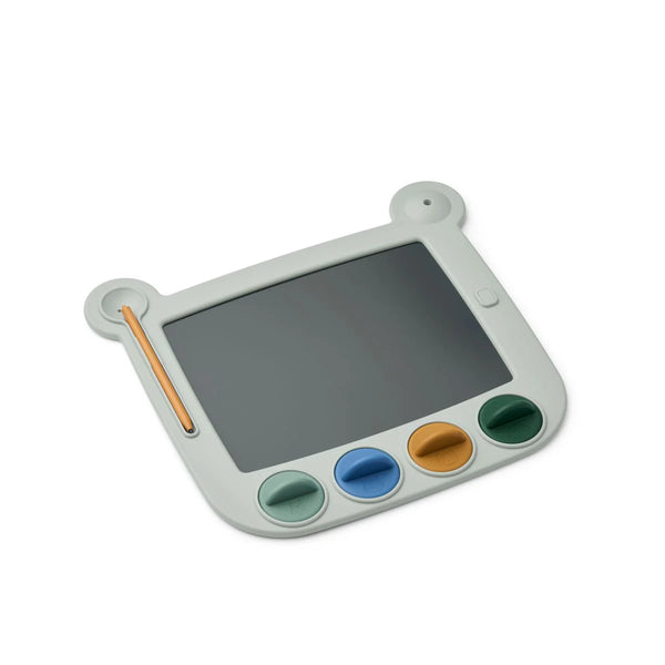 LCD Zeichenbrett mit Stempeln Venzora dove blue multi mix