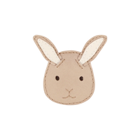 Josy Classic Hairclip | Bunny | Taupe Nubuck