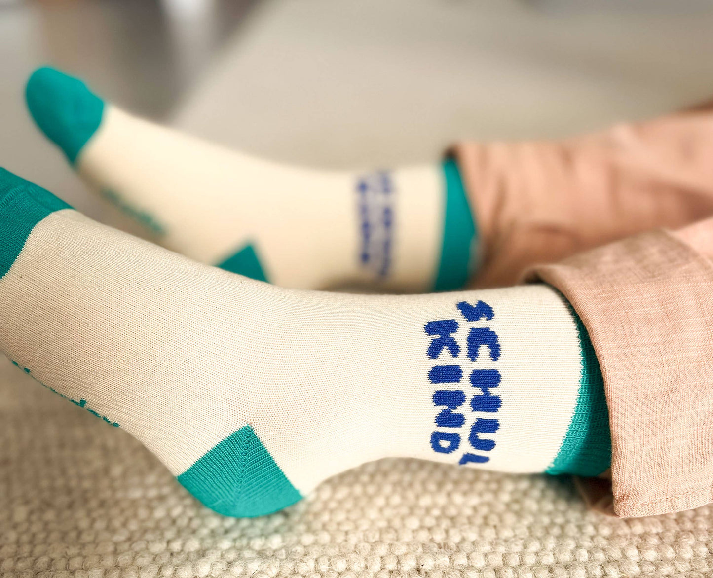 Schulkind-Socken / blau: Größe 31–34
