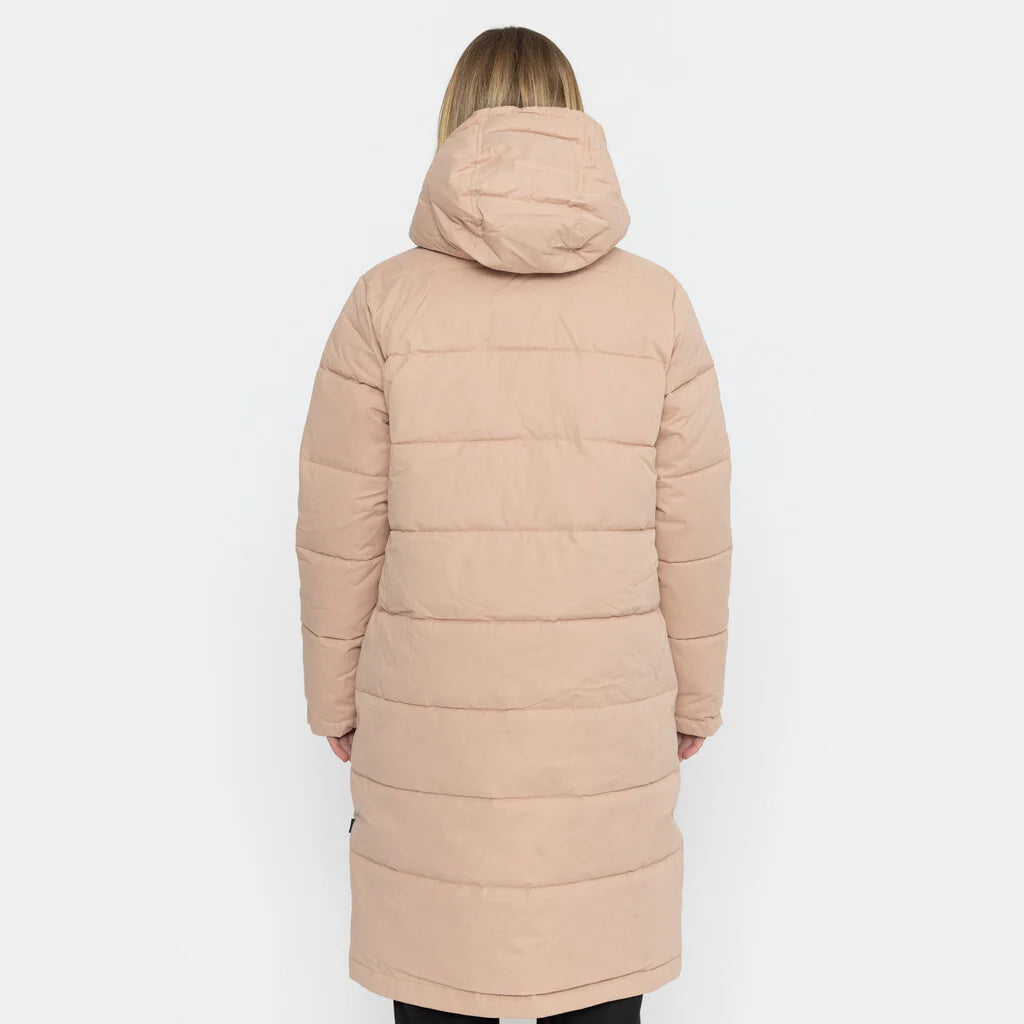 Hooded Puffer Mantel dustrose