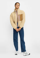 Pocket Teddy Jacke offwhite