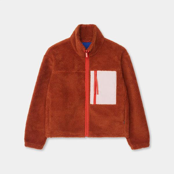 Pocket Teddy Jacke Rust