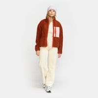 Pocket Teddy Jacke Rust