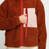 Pocket Teddy Jacke Rust