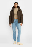 Puffer Jacke darkbrown