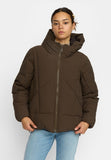 Puffer Jacke darkbrown