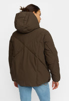 Puffer Jacke darkbrown