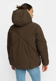 Puffer Jacke darkbrown
