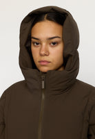 Puffer Jacke darkbrown