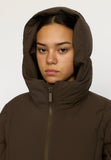 Puffer Jacke darkbrown