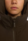 Puffer Jacke darkbrown