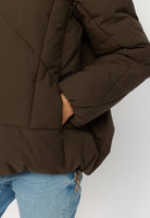 Puffer Jacke darkbrown