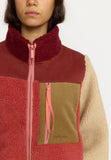 Block Teddy Jacke Rust