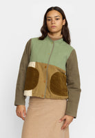 Quilted Patchwork Jacke army