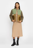 Quilted Patchwork Jacke army