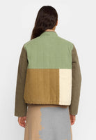 Quilted Patchwork Jacke army