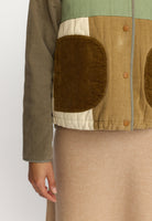 Quilted Patchwork Jacke army