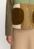 Quilted Patchwork Jacke army