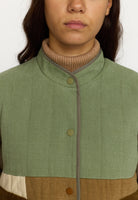 Quilted Patchwork Jacke army