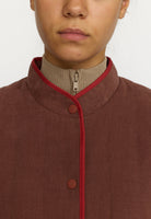 Quilted Patchwork Jacke brown