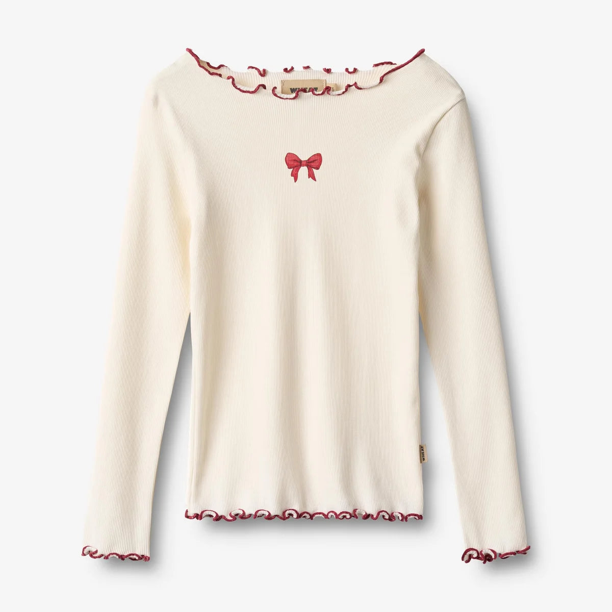 Rippen T-shirt Ida ivory