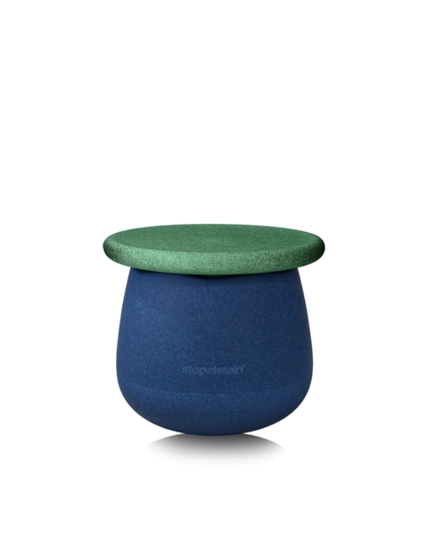 Stapelstein® Dynamic small – Kinderhocker-Set waters & green