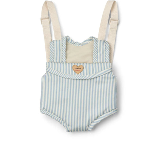 Puppentrage Eleanor stripe beach blue/creme de la creme