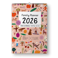 Familienkalender:„PONYS U. PICKNICK“ 2026 INKL. POSTER + 88 STICKER