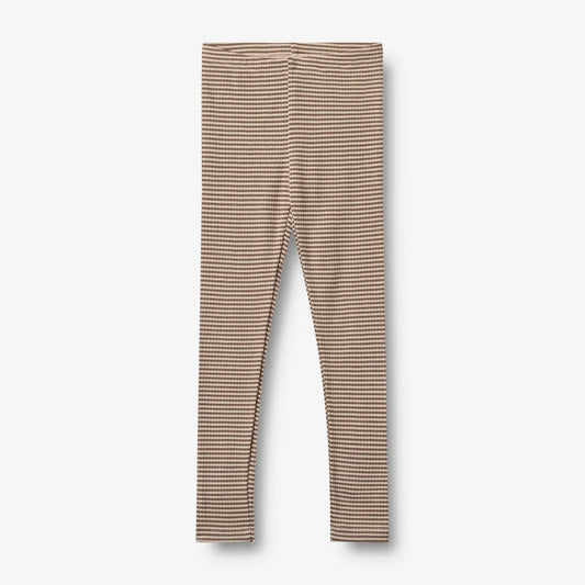 Leggings Agi aus Wolle wood stripe