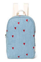 Denim Heart Mini Rucksack