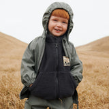 Fleecejacke Helge black sea