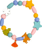 DIY-Holzperlen-Armband - Wintertiere im Weihnachtswald