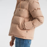 Einzelstück: Hooded Puffer Jacke dustrose M