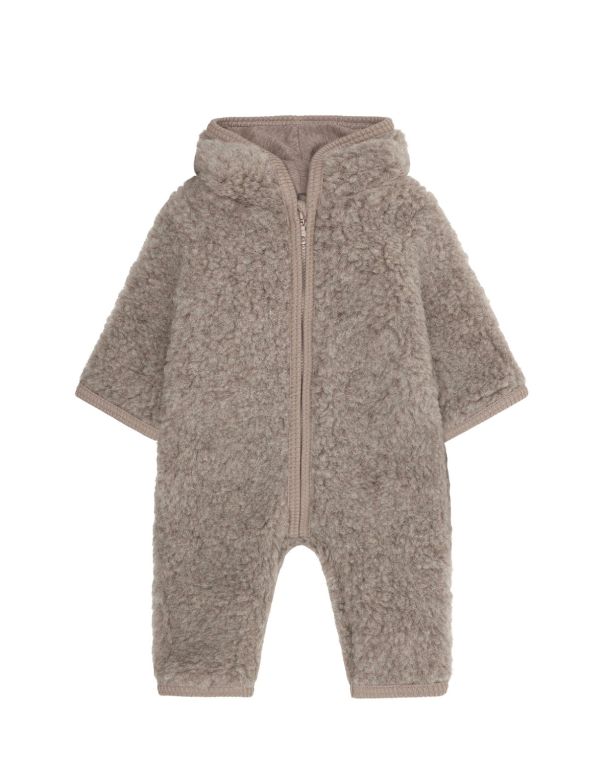 Overall Teddy Wolle camel melange