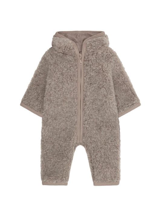 Overall Teddy Wolle camel melange