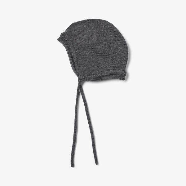 STRICKMÜTZE LEIFY charocal melange