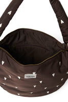 Umhängetasche Puffy Hearts brown