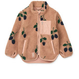 Fleecejacke Nolan Pile berry/pale tuscany