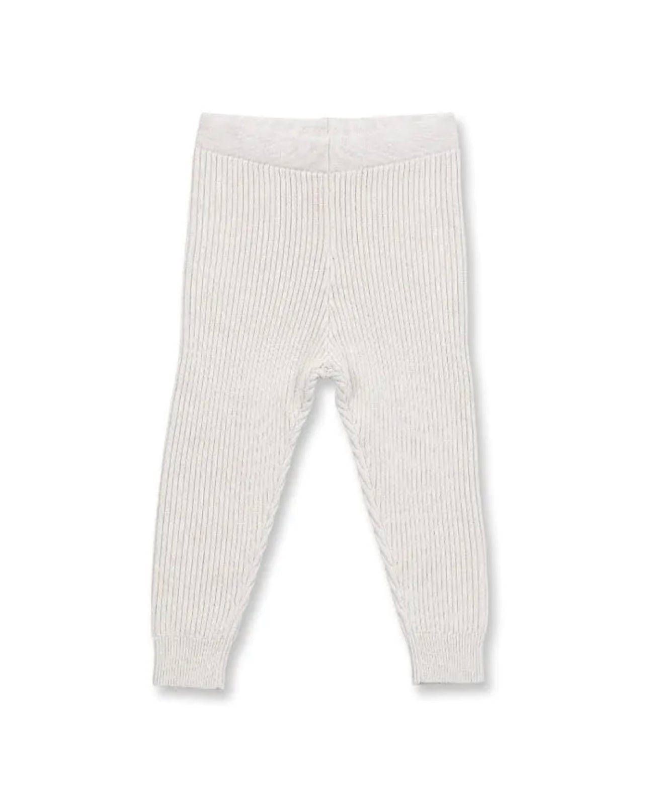 Biobaumwolle Strickleggings Yuma oatmeal