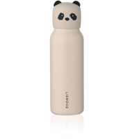 Trinkflasche Falk mit Panda Kopf 350ml sandy