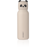 Trinkflasche Falk mit Panda Kopf 350ml sandy