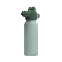 Trinkflasche Falk mit Krokodil Kopf 350ml peppermint/garden green