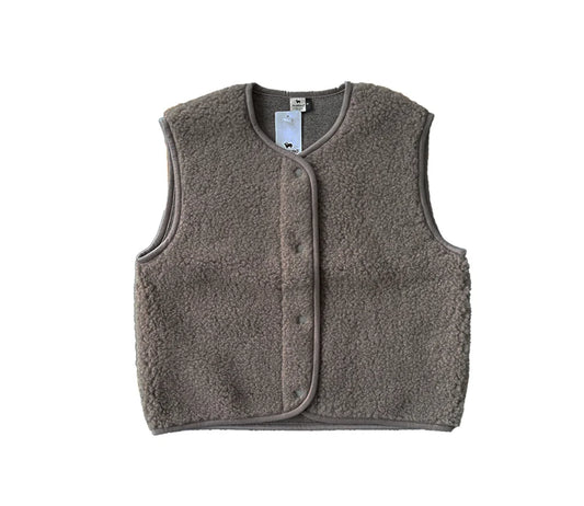 Alwero - Bodywarmer "TYB" ADULT, Biowolle, MOUSE, ultra light