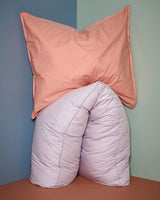 bedMATE Kissenbezug Baumwolle Lavender Grey 50x180cm