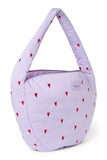 Umhängetasche puffy purple hearts
