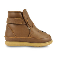 Dubu Classic Booties | Bear | Cognac Leather