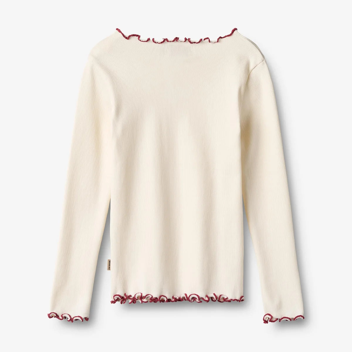 Rippen T-shirt Ida ivory