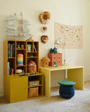 Stapelstein® Dynamic small – Kinderhocker-Set waters & green