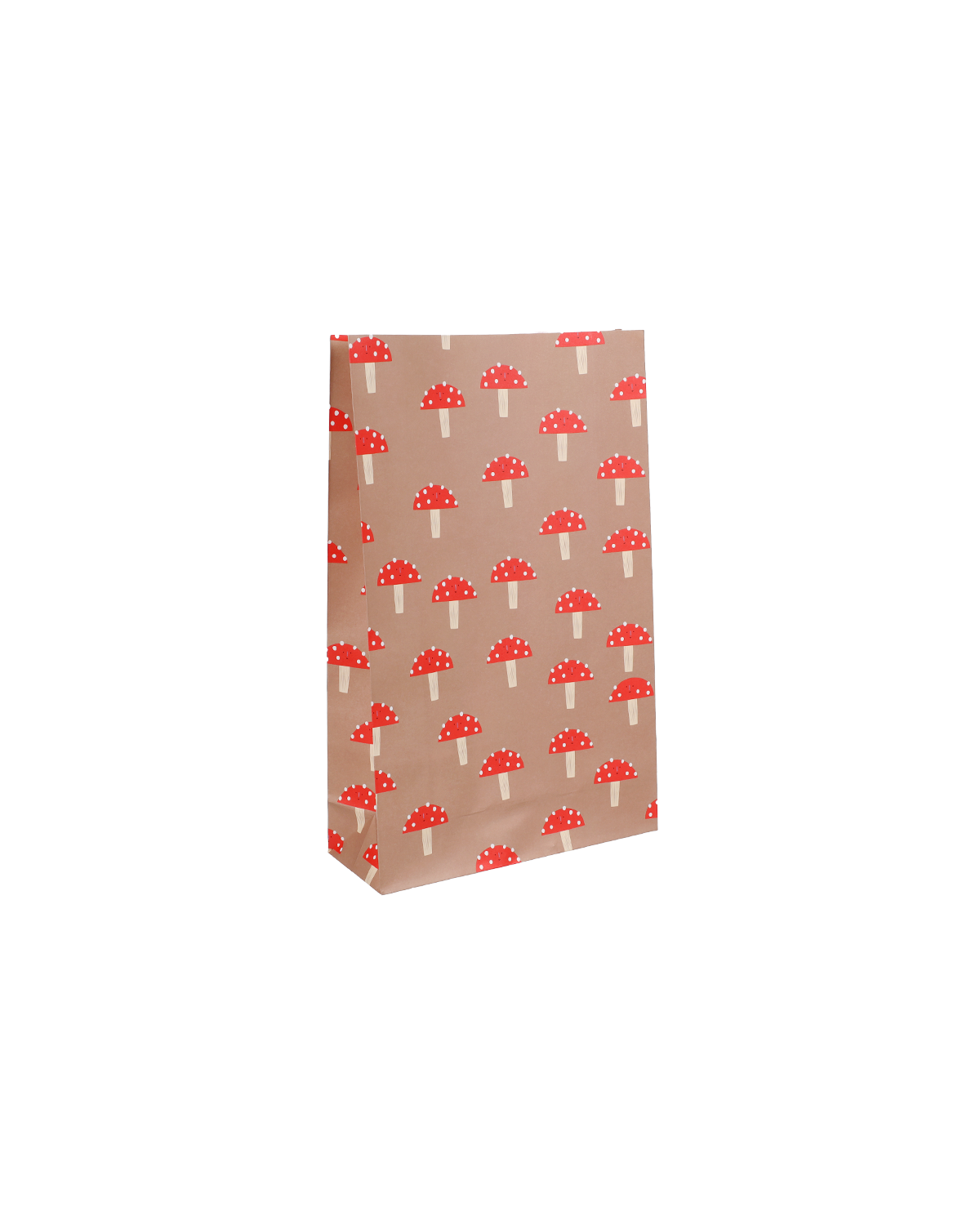 5x Beutel mit Blockboden Pilze 35x22x8cm