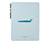 Großes LCD Zeichentafel Zora croco dove blue